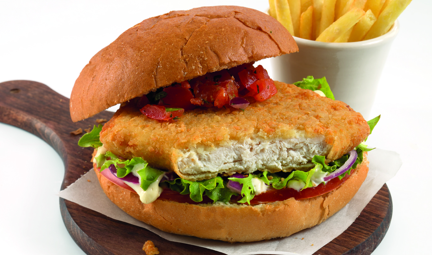 Product chicken breast, breaded, battered, crispy,… For Poultry